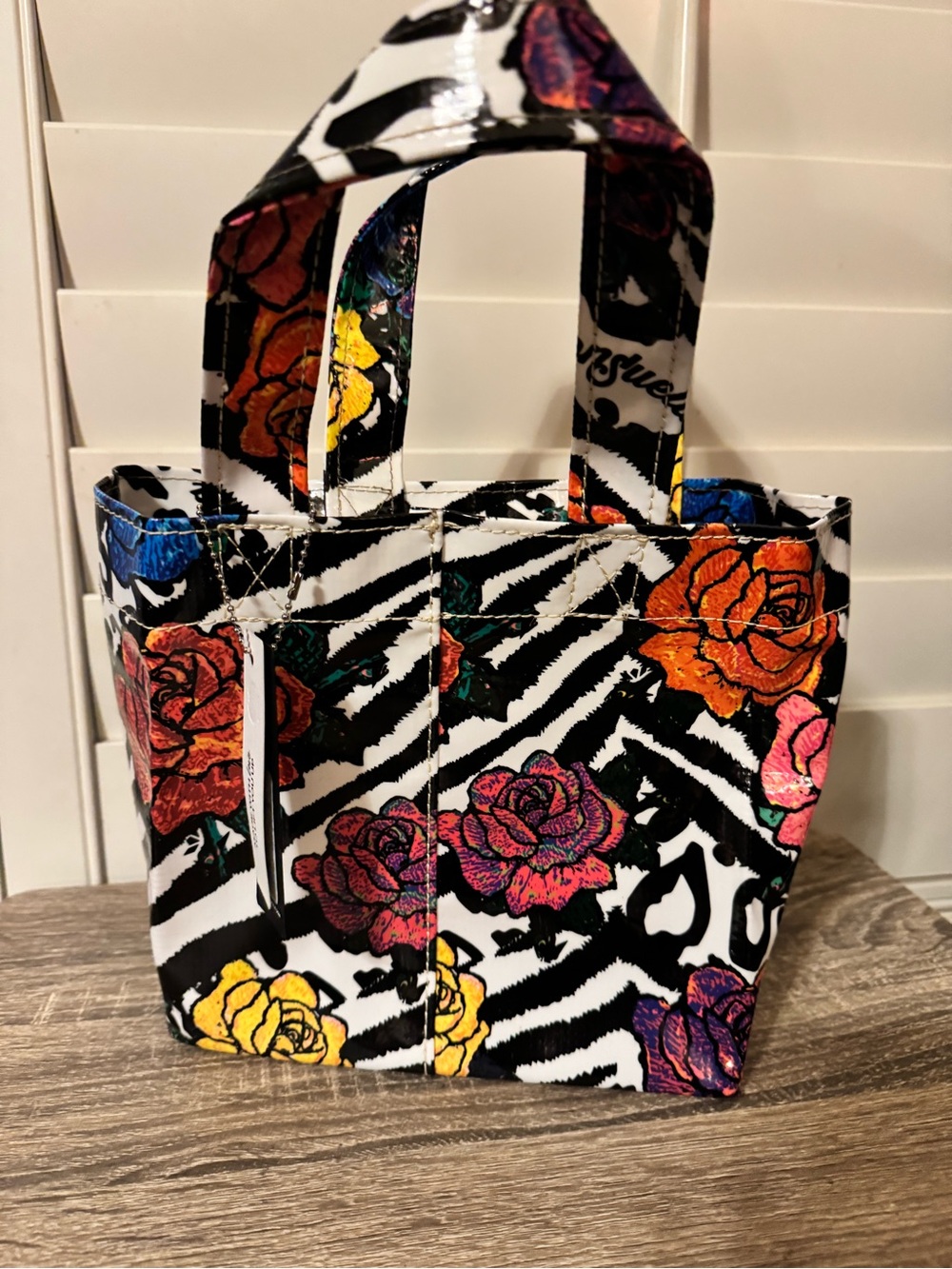 Consuela Floral Zebra Mini Tote - Multicolor - Picture 2 of 2